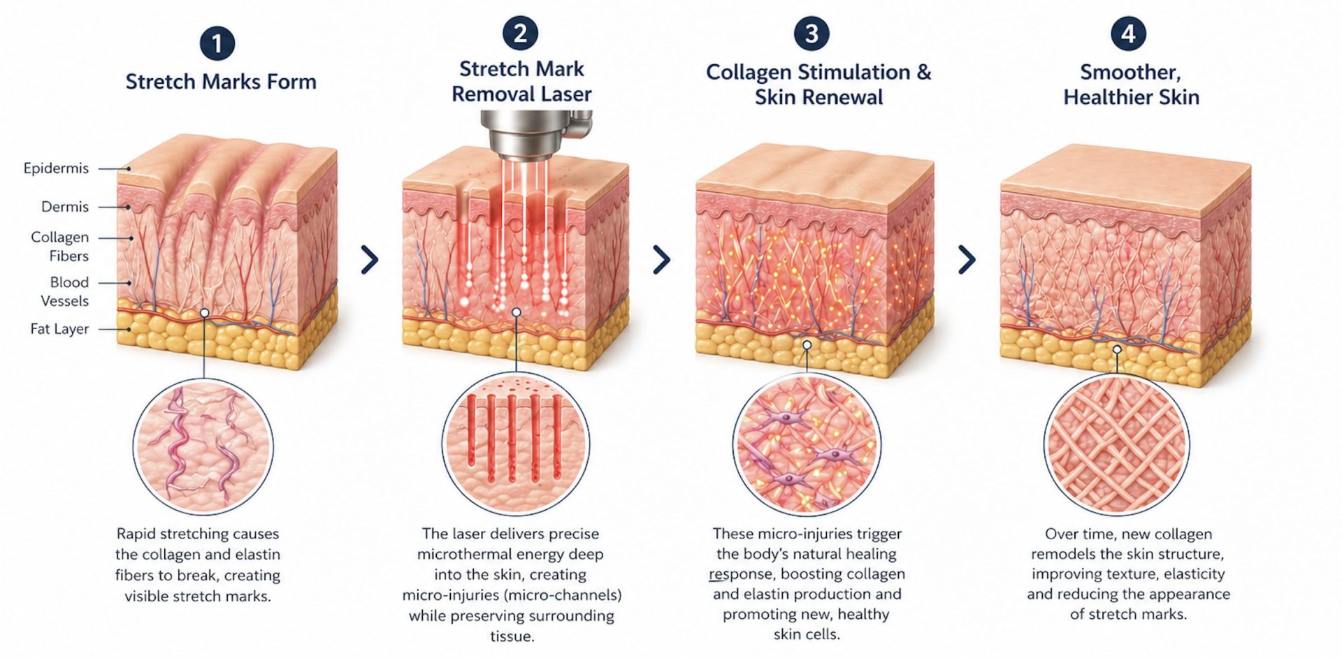 How Stretch Mark Laser Works