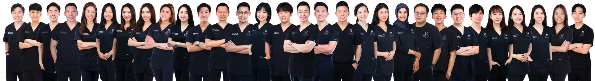 Doctor Group Photo 1 row